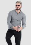 fanideaz Men’s Cotton Full Sleeve Henley T Shirts for Men