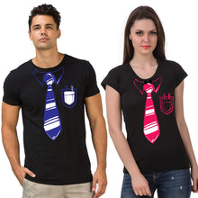 Load image into Gallery viewer, fanideaz Cotton Smart Printed Couple T Shirt