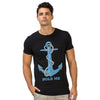 fanideaz Cotton Anchor Printed Couple T Shirt